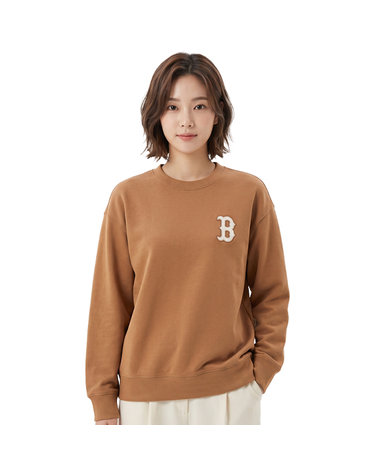 MLB 공용 모노그램 벨벳엠보 맨투맨 3AMTM1044-43CAS