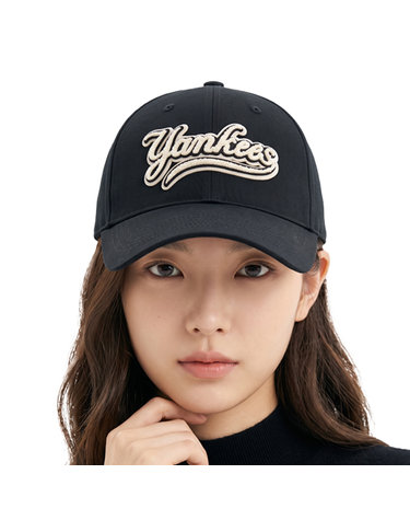 MLB 공용 바시티 로고 소프트 볼캡 3ACPVF04N-50BKS