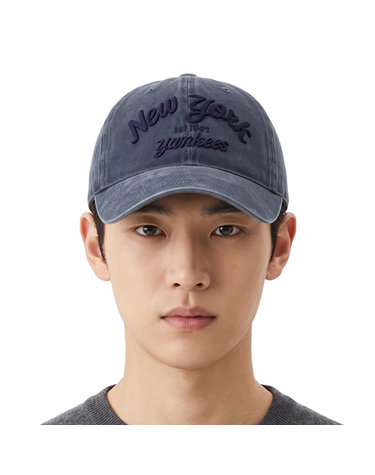 MLB 공용 레터링 소프트 볼캡 3ACPDS14N-50INS