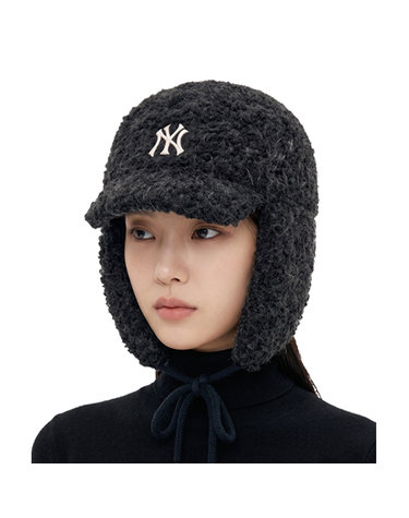 MLB 공용 데일리 이어플랩 캡 3AWMB0256-50BKS