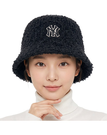 MLB 공용 플리스 버킷햇 드롭핏 3AHTB0156-50BKS