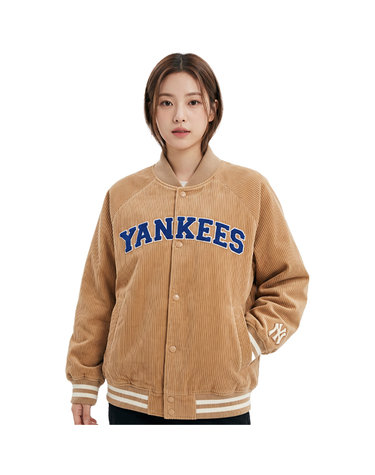 MLB 공용 코듀로이 바시티자켓 3AJPV1334-50BGS
