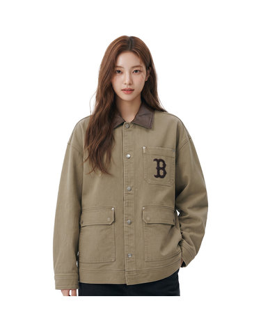 MLB 공용 베이직 워싱 미드 워크자켓 3AJPB1054-43BGD