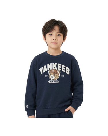 MLB 키즈 모노베어 아트웍 맨투맨 7AMTC0151-43NYS