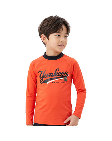 MLB 키즈 흘림로고 래쉬가드 71SW61831-50O