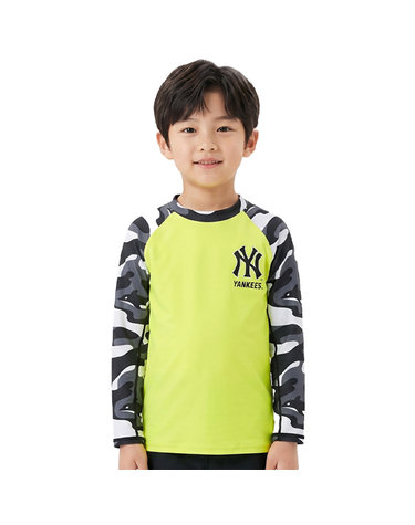 MLB 키즈 까뮤 컬러 배색 래쉬가드 71SW73831-50Y