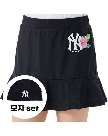 MLB 키즈 여아 트로피컬 스커트+수모 71SW44831-50L