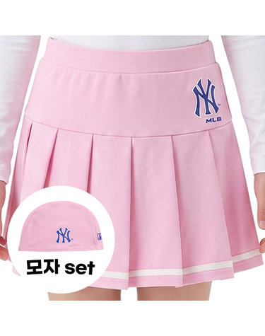 MLB 키즈 플리츠 스커트+수모 71SW42831-50P