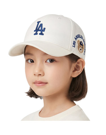 MLB 키즈 모노베어 볼캡 7ACPC045N-07IVS