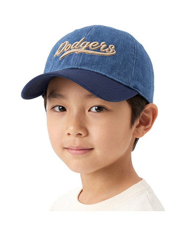 MLB 키즈 빈티지 워싱 챙배색 볼캡 7ACPV165N-07BLD