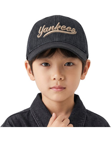 MLB 키즈 빈티지 워싱 챙배색 볼캡 7ACPV165N-50CGD