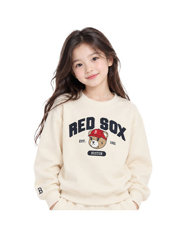 MLB 키즈 모노베어 얼굴 아트웍 맨투맨 7AMTC0554-43CRS