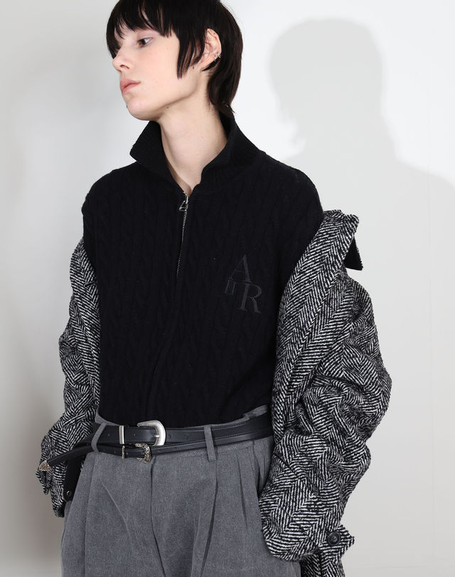 아에르 Belt Vint Black 착용컷