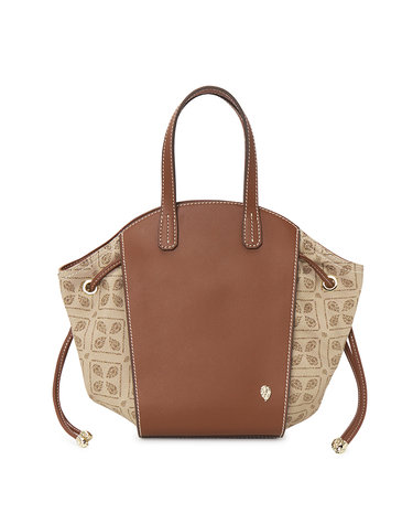 헬렌카민스키 얼루어 여성 토트백 BAG51680 JACQUARD LATTE CUOIO