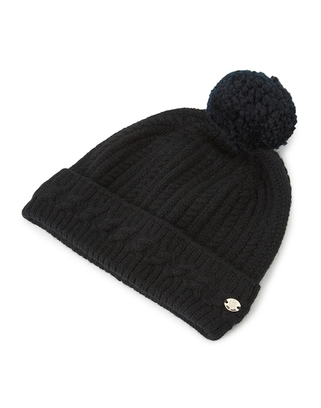 헬렌카민스키 헬렌카민스키 안넷 여성 비니 HAT51829 BLACK 착용컷