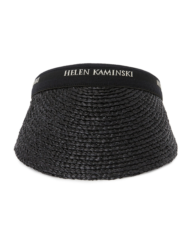 헬렌카민스키 헬렌카민스키 비앙카 10 여성 바이저 HAT52491 CHARCOAL BLACK 착용컷