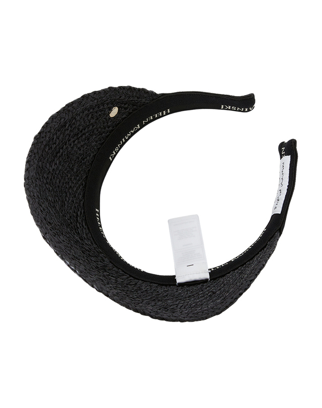 헬렌카민스키 헬렌카민스키 비앙카 10 여성 바이저 HAT52491 CHARCOAL BLACK 착용컷