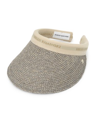 헬렌카민스키 비앙카 10 여성 바이저 HAT50265 ECLIPSE MELANGE NATURAL LOGO