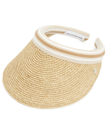 헬렌카민스키 비앙카 10 스트라이프 여성 바이저 HAT50265 NATURAL NOUGAT STRIPE