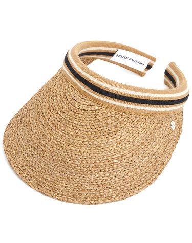 헬렌카민스키 비앙카 10 스트라이프 여성 바이저 HAT50265 NOUGAT BLACK STRIPE
