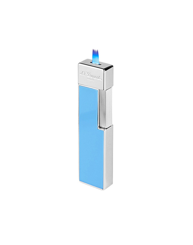 에스티듀퐁 에스.티. 듀퐁 파리스 [듀퐁] 24 트위기 라이터 라이트블루 래커/크롬 CA030007Z 착용컷