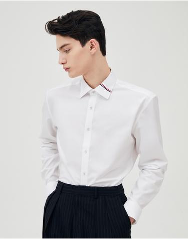 [본사공식] 카라 트리콜로르 953 컴포터블 셔츠 화이트 SE5SM22LS953SWH