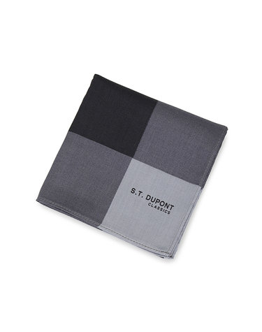 [본사공식] 컬러 블록 1006 코튼 손수건 그레이 SE5FMA381006SGY