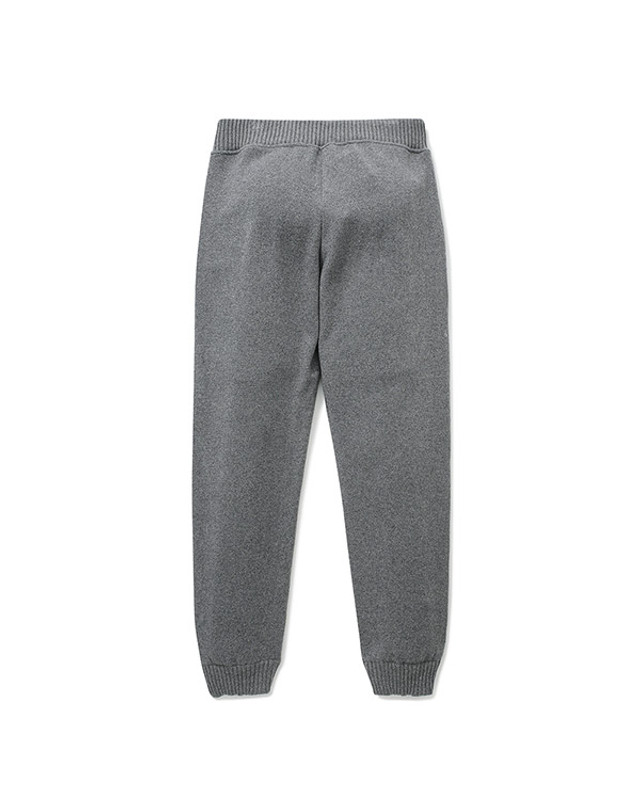 브로이어 [브로이어] PANTALON 캐시미어 드로우스트링 조거 401 그레이 캐주얼 팬츠 RE4FMBAPT401R95 착용컷