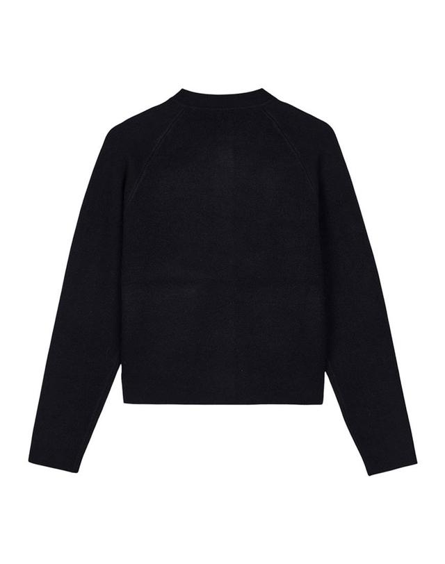 토템 [토템] FW25 여성 해머드 버튼 가디건 254WRT4357YA0126 001 착용컷
