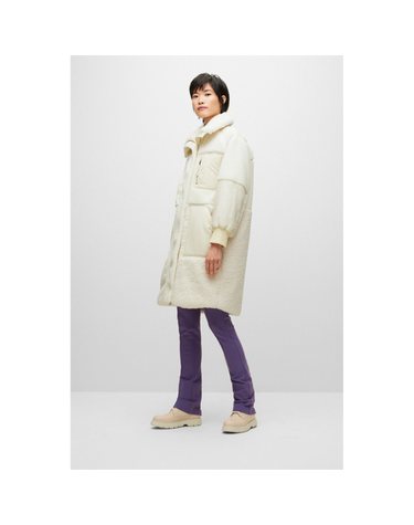 보스 [공식] 여성 컨실드 클로저 믹스 소재 오버사이즈핏 재킷 50476810_118