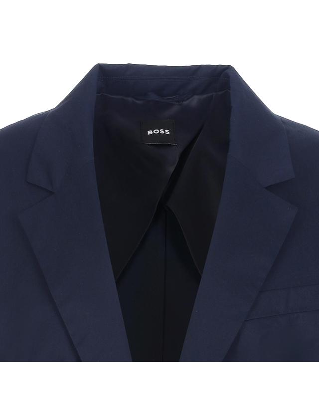 보스 [공식] 여성 스트레치 코튼 블레이저 자켓 50537453_404 착용컷
