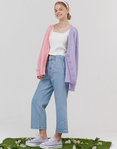 WIDE DENIM PANTS / LIGHT INDIGO