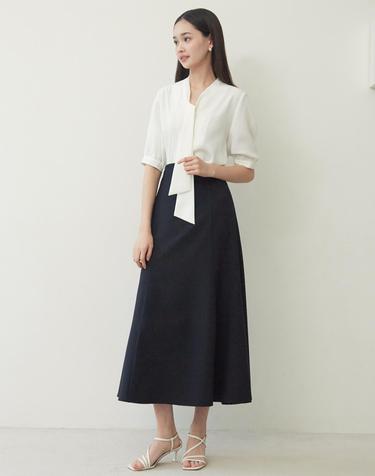 [2컬러] 머메이드 롱 스커트