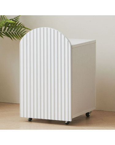 바닐라 화장대의자 수납 스툴