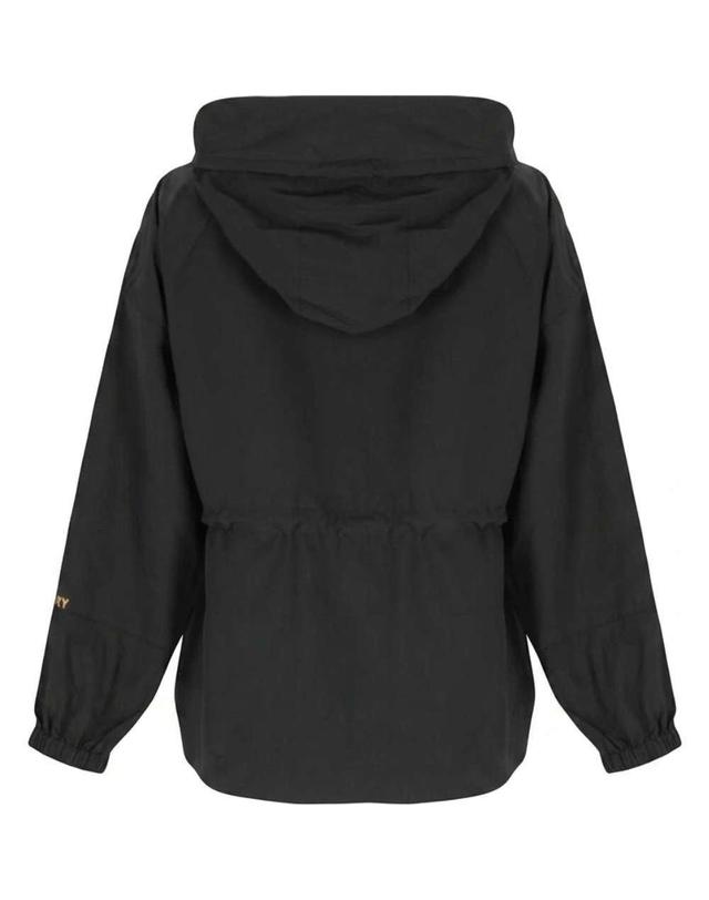 버버리 (당일) 25SS 버버리 BIRLEY 벌리 블랙 여성 후드 자켓 8113654 1 착용컷
