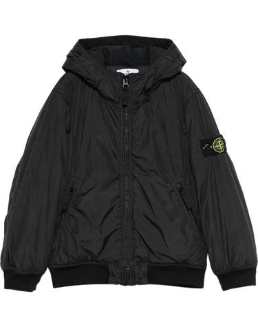 (당일) 25FW 스톤 아일랜드 키즈 크링클 랩스 NY 리사이클 블랙 자켓 K2S1 64100007 S0A23 V0029