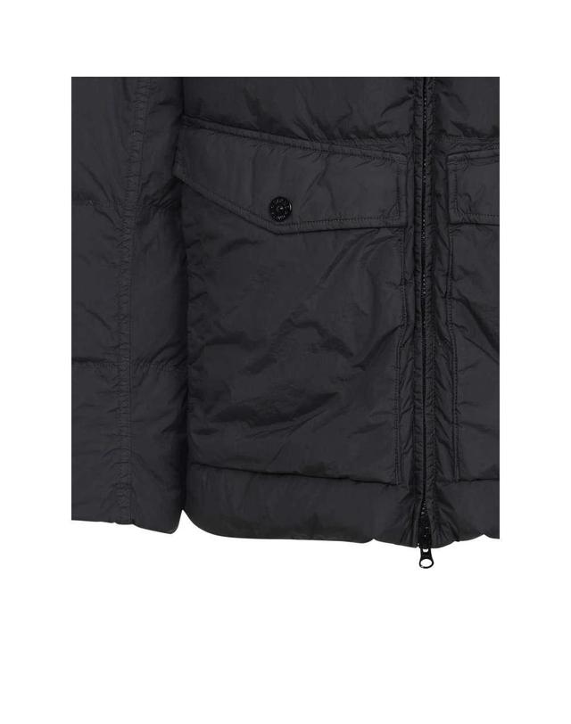 스톤아일랜드 (당일) 25FW 스톤 아일랜드 크링클랩스 NY 리사이클 나일론 그레이 패딩 자켓 K2S1 54100011 S0A23 V0062 착용컷