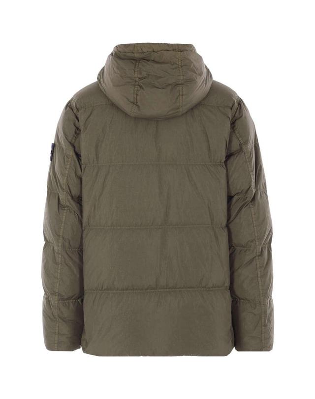 스톤아일랜드 (당일) 25FW 스톤 아일랜드 크링클랩스 NY 리사이클 나일론 그린 패딩 자켓 K2S1 54100011 S0A23 V0054 착용컷