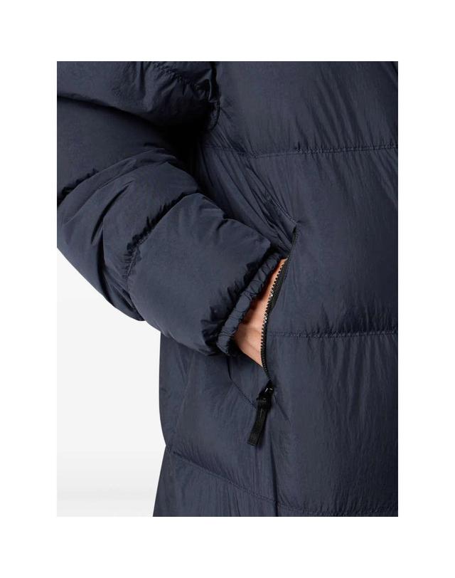 스톤아일랜드 (당일) 25FW 스톤 아일랜드 크링클 랩스 NY 리사이클 나일론 네이비 패딩 자켓 K2S1 54100012 S0A23 V0020 착용컷