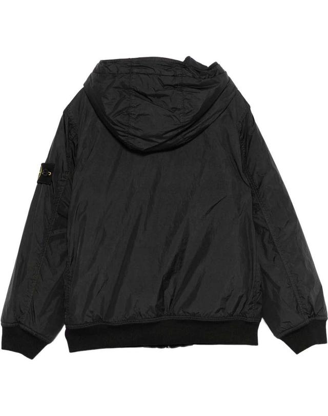 스톤아일랜드 (당일) 25FW 스톤 아일랜드 키즈 크링클 랩스 NY 리사이클 블랙 자켓 K2S1 64100007 S0A23 V0029 착용컷