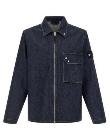 (당일) 26SS 스톤 아일랜드 와펜 패치 데님 오버 셔츠 L1S14 1200002 S00J7 VJ201