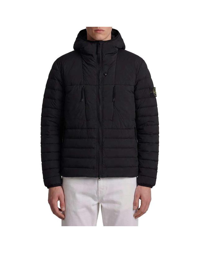 스톤아일랜드 (당일) 26FW 스톤 아일랜드 심리스 터널 나일론 다운 TC 블랙 패딩 자켓 L2S15 4100107 S0183 V0029 착용컷