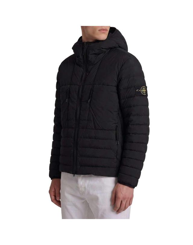 스톤아일랜드 (당일) 26FW 스톤 아일랜드 심리스 터널 나일론 다운 TC 블랙 패딩 자켓 L2S15 4100107 S0183 V0029 착용컷