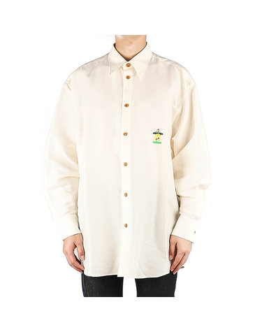 [더블렛] (22SS18SH103 MILK) 남성 긴팔 셔츠