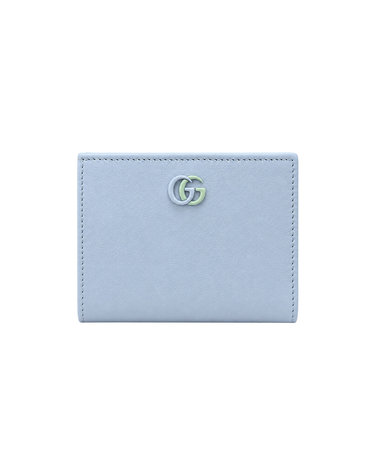 [구찌] GG 투톤 파스텔 반지갑/라이트블루/790063 AADQF 4946