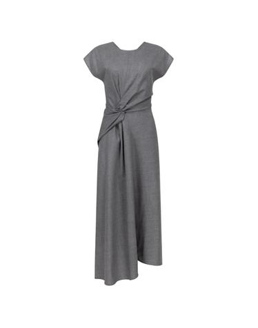 [해외직구] 26 FW 빅토리아베컴 Aria twisted midi dress 1426WDR007292H TP458722288