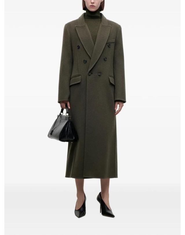 빅토리아 베컴 [해외직구] 26 FW 빅토리아베컴 Catriona double breasted wool coat 1126WCT006440D TP459398810 착용컷