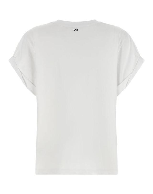 빅토리아 베컴 [해외직구] 빅토리아 베컴 틸리 크루넥 티셔츠 1226JTS007471AORGANICCOTTON 6WHITE TP980421219 착용컷