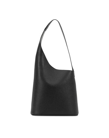 [해외직구] 26 FW 에스더 에크메 룬 Lune 싱글 핸들 레더 쇼퍼 숄더백 블랙