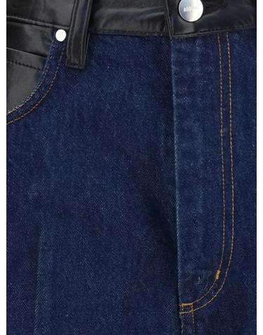 [해외직구] 26 FW 에이골디 Morgan leather panelled jeans A3431810 TP459221777